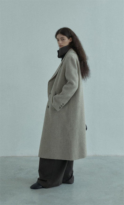 Handmade Lamb Wool Aitana Overcoat