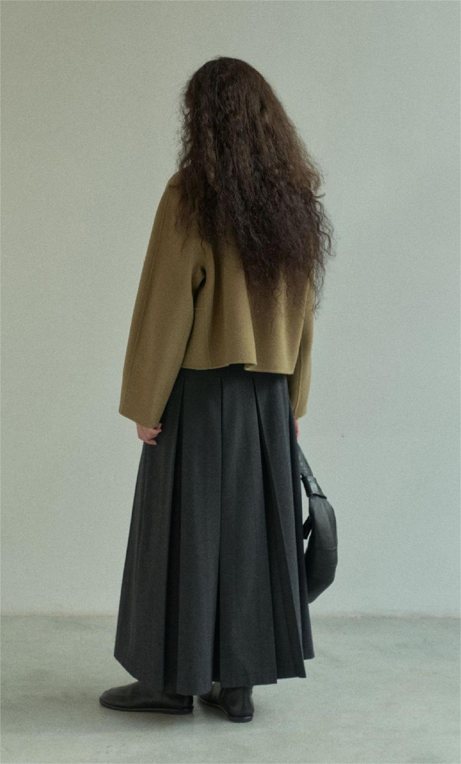 Handmade Lamb Wool Claudia Overcoat