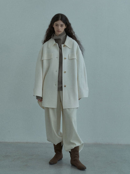 Handmade Lamb Wool Sofía Overcoat