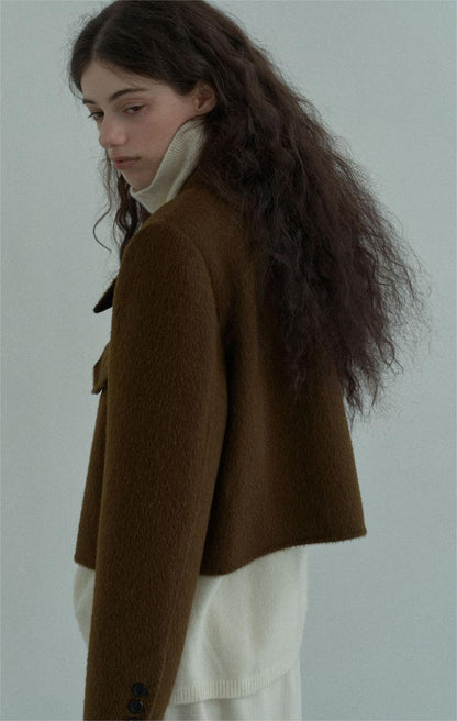 Handmade Lamb Wool Sofía Overcoat