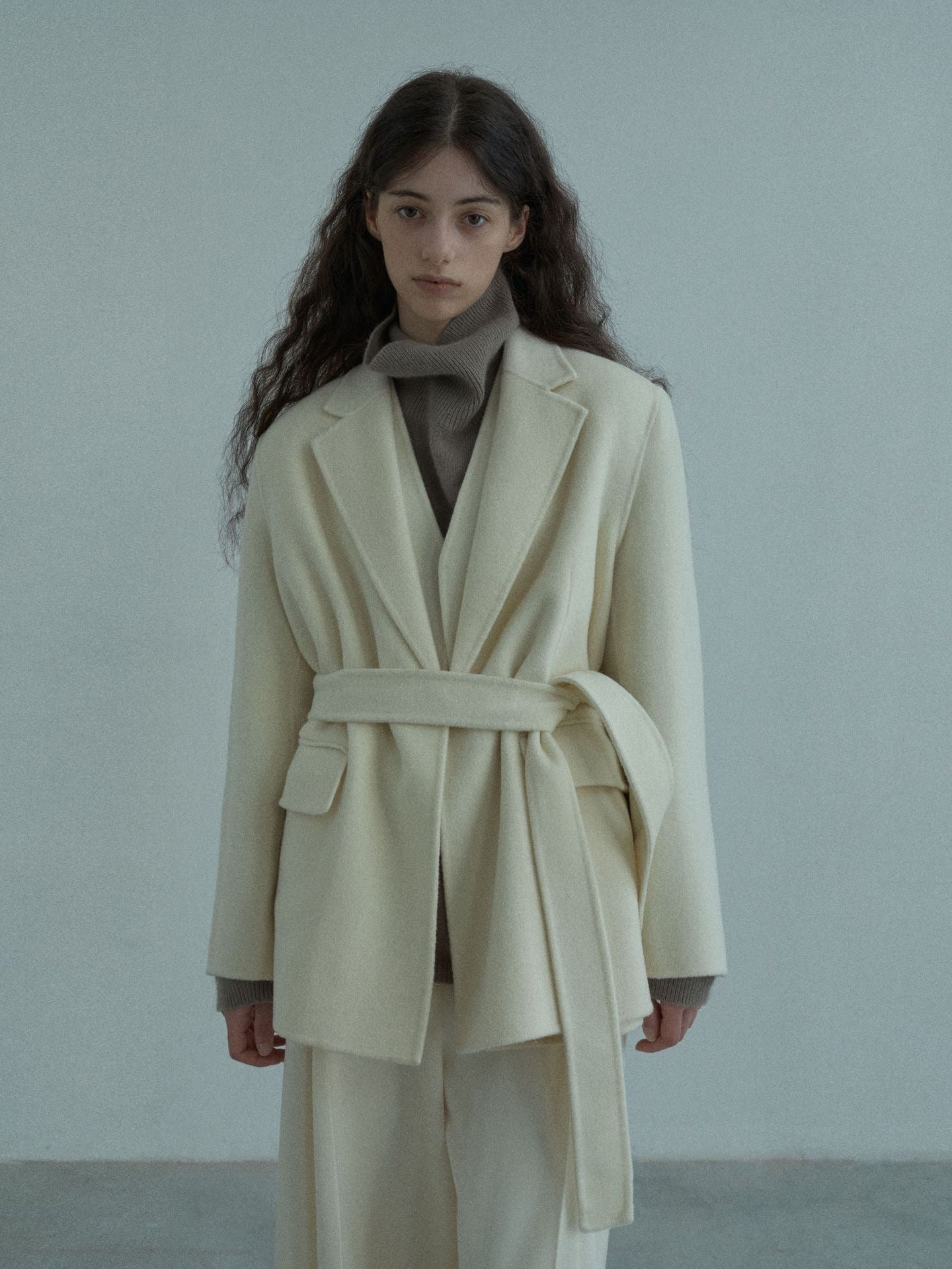 Handmade Lamb Wool Lara Overcoat