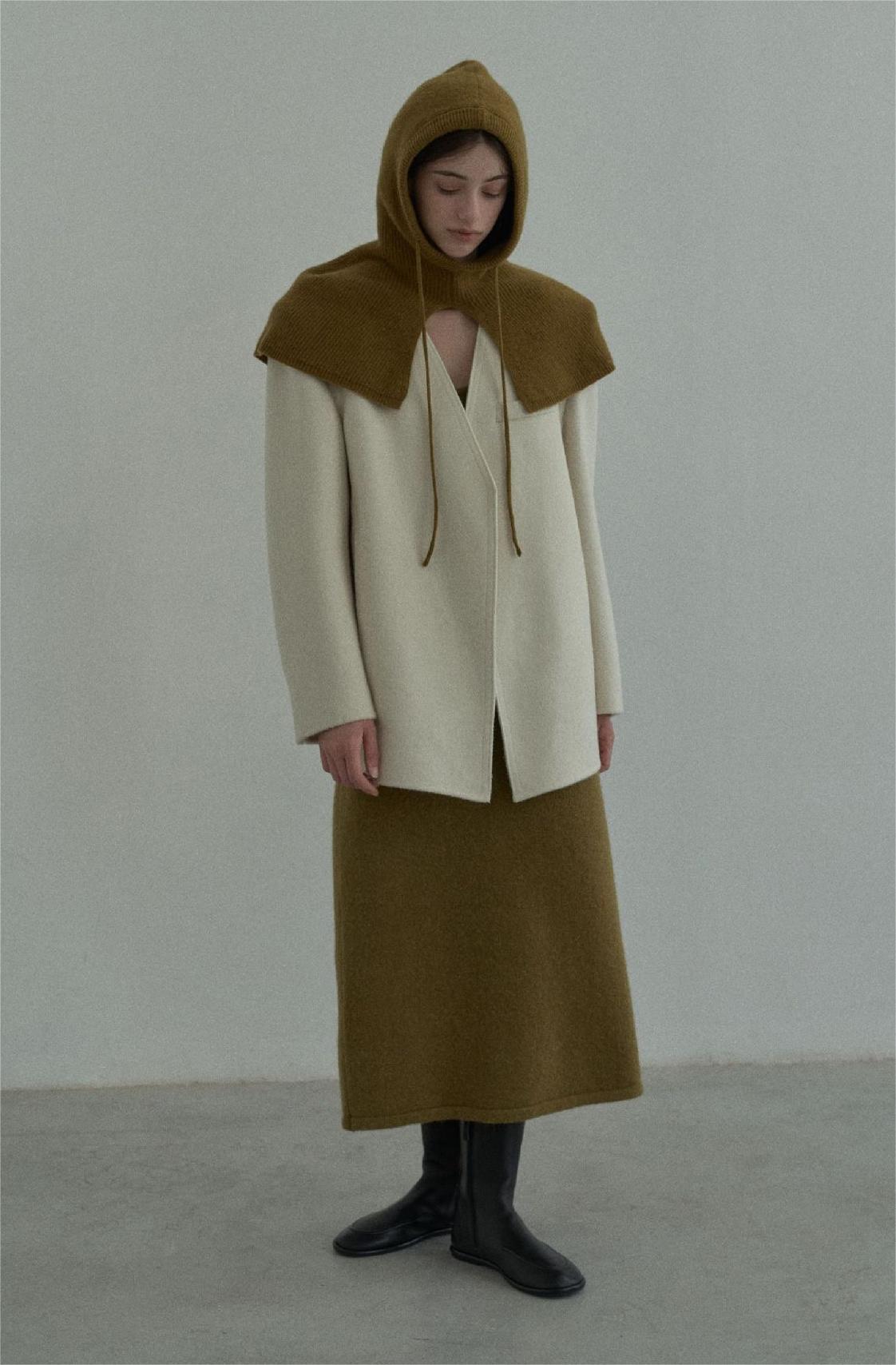 Handmade Lamb Wool Beata Overcoat