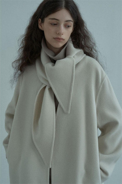 Handmade Lamb Wool María Overcoat