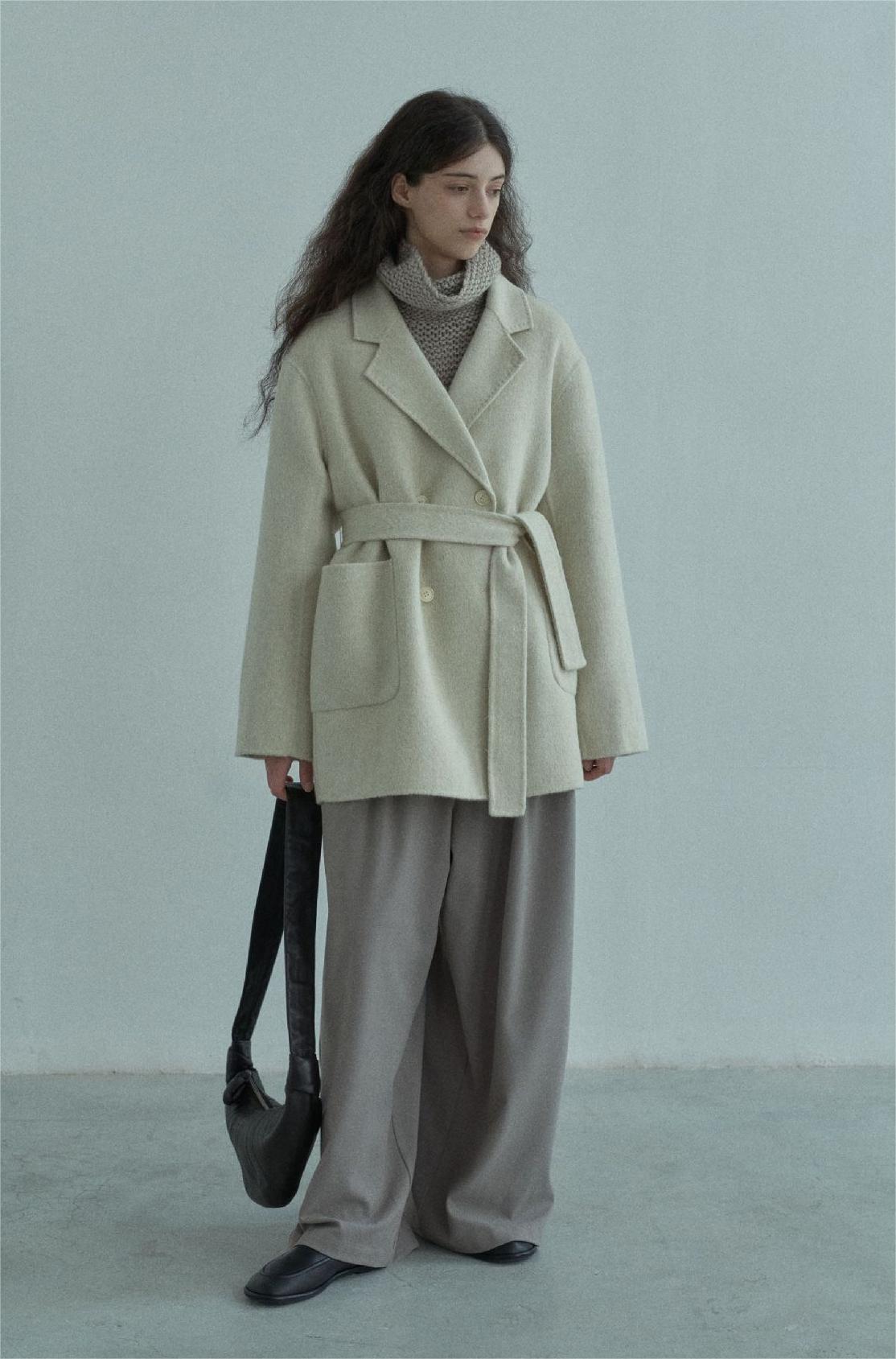 Handmade Lamb Wool Olivia Overcoat