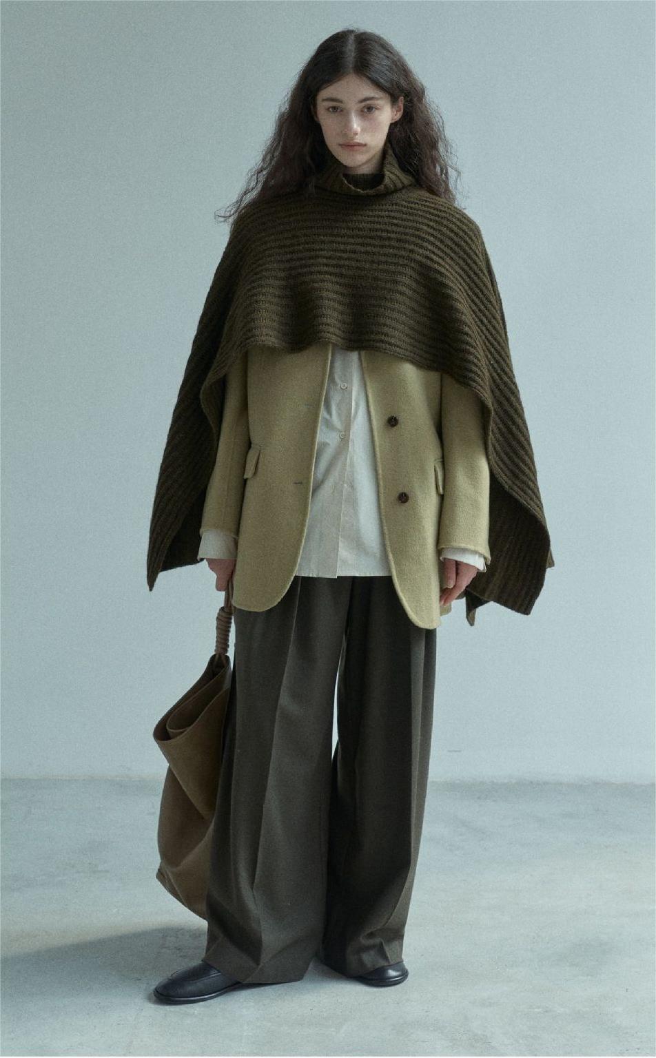 Handmade Lamb Wool Carla Overcoat