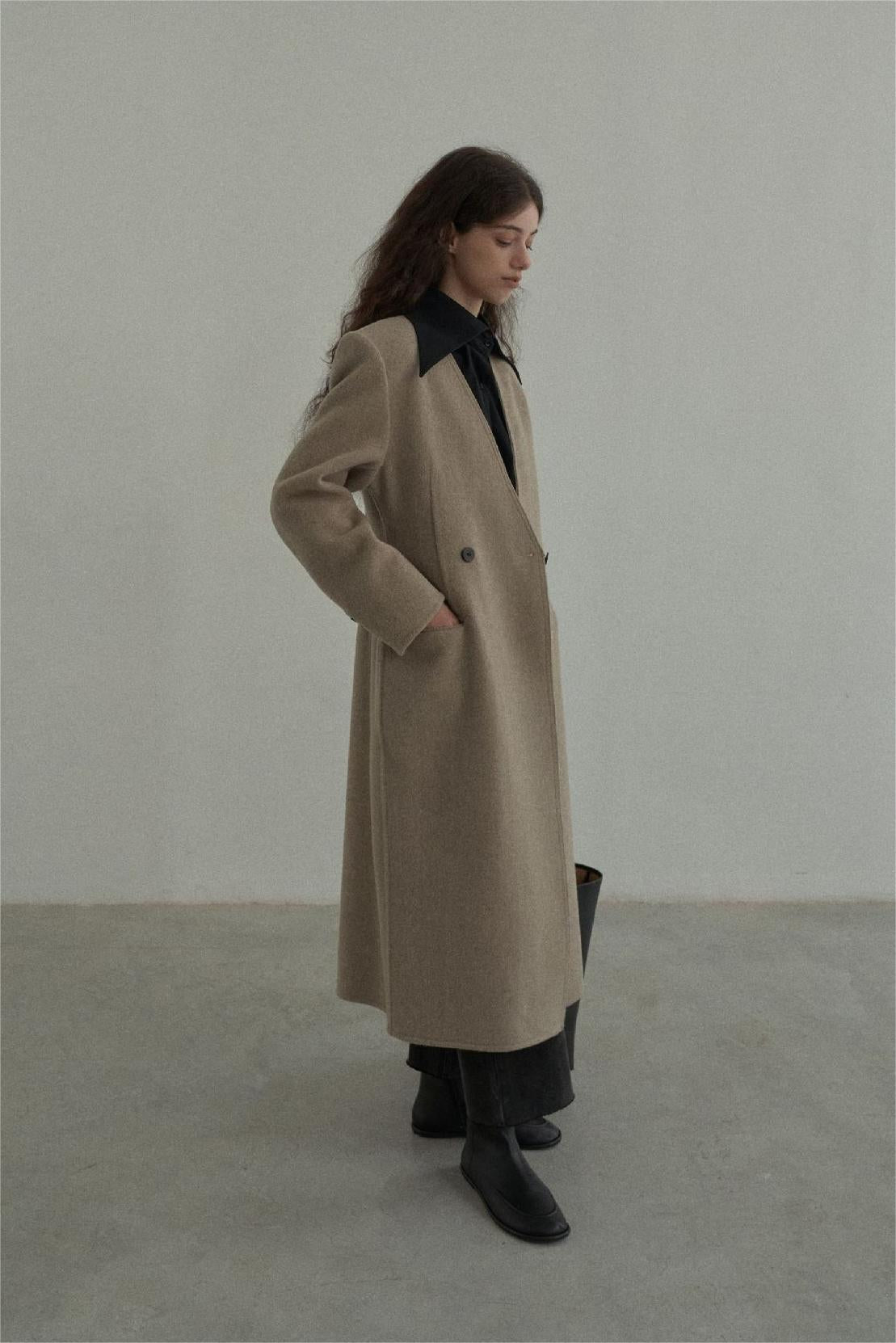 Handmade Lamb Wool Vega Overcoat