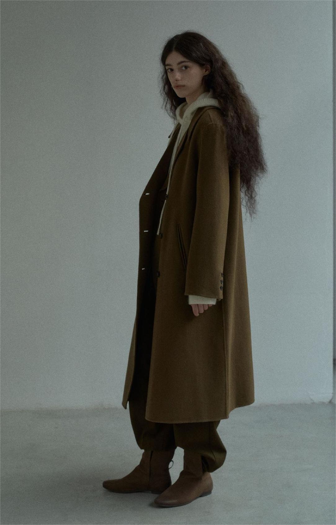 Handmade Lamb Wool Aitana Overcoat