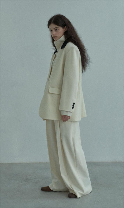 Handmade Lamb Wool Paula Overcoat