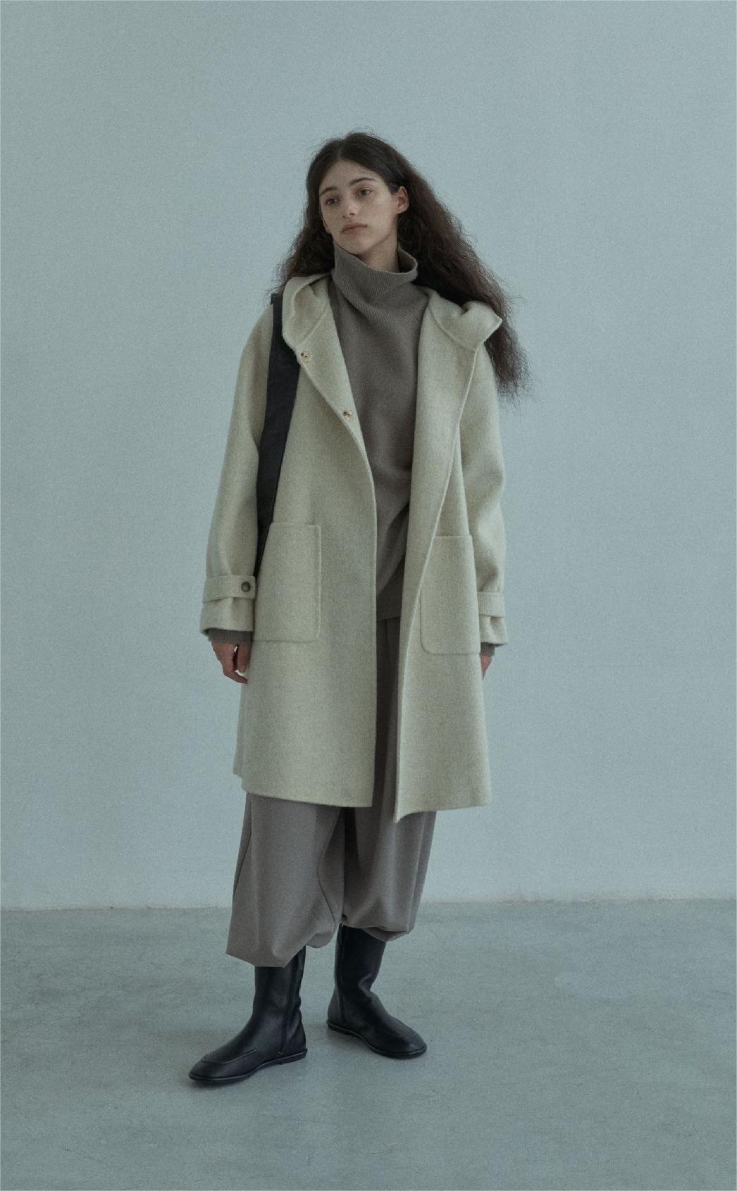 Handmade Lamb Wool Jimena Overcoat